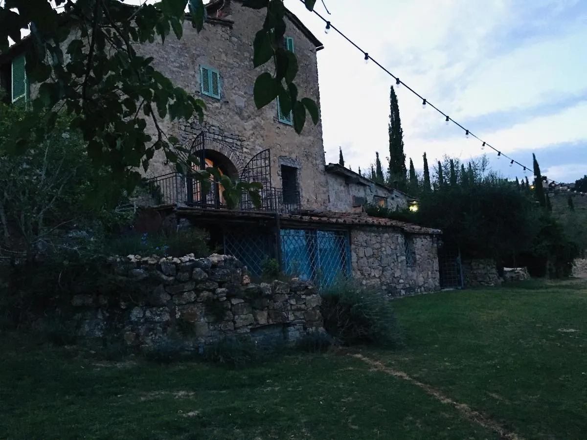 Celle Di Lecchi Nel Chianti Villa San Sano İtalya