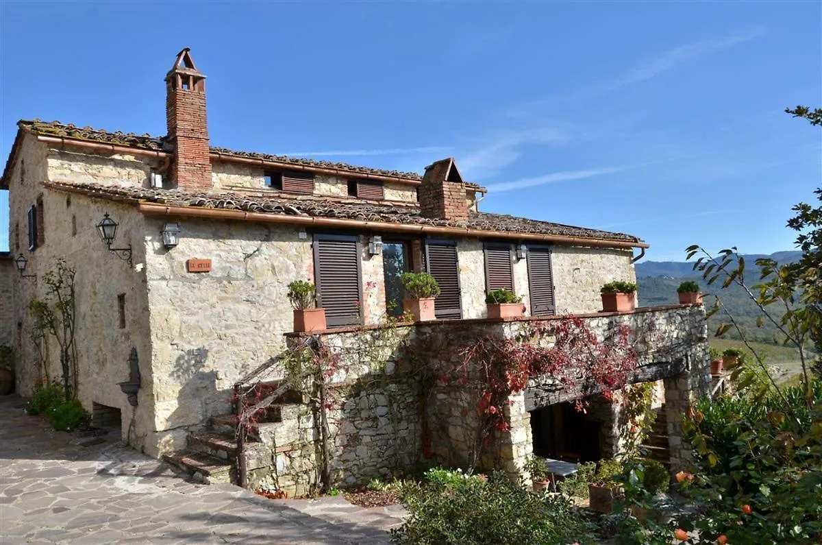 Celle Di Lecchi Nel Chianti Villa San Sano İtalya